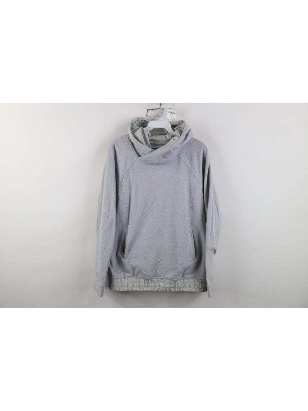 Lululemon All Good Pullover Hoodie Sweatshirt Womens Size M Silver Heather Gray